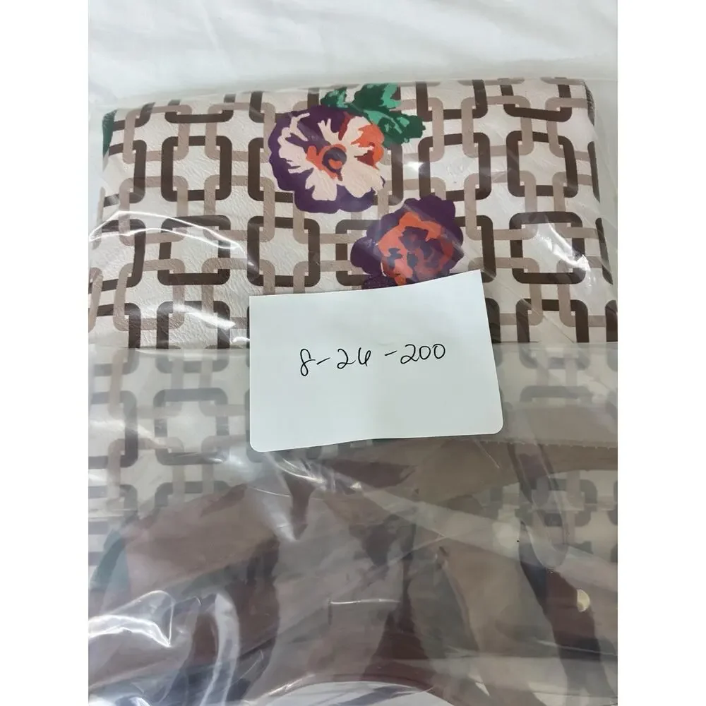 Rosetti Crossbody Handbag Women's Brown Faux Leather Shoulder Bag - EUC